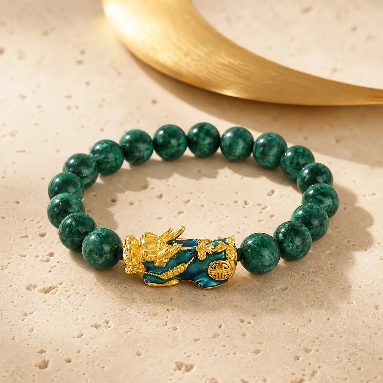 Song Yne Feng Shui Pixiu Jade Wealth & Protection Bracelet