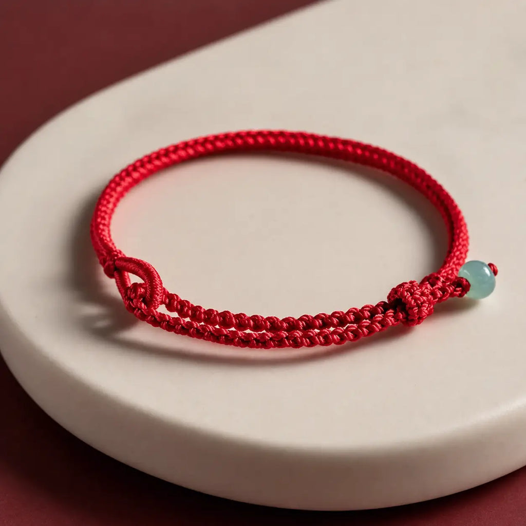 Song Yne Red String Jade Protection & Connection Bracelet