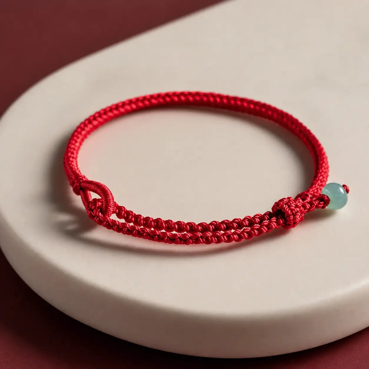Song Yne Red String Jade Protection & Connection Bracelet