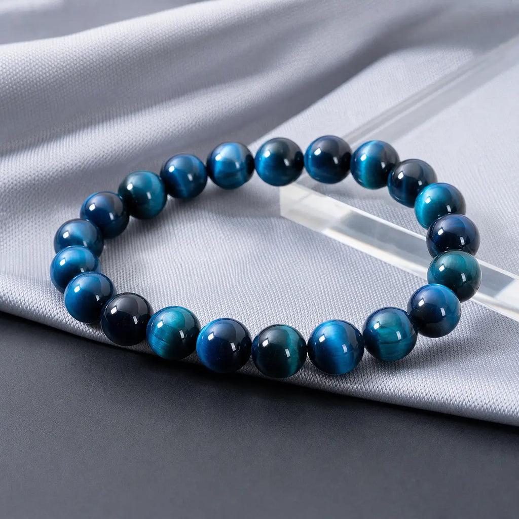 Song Yne Blue Tiger Eye Protection & Calm Bracelet