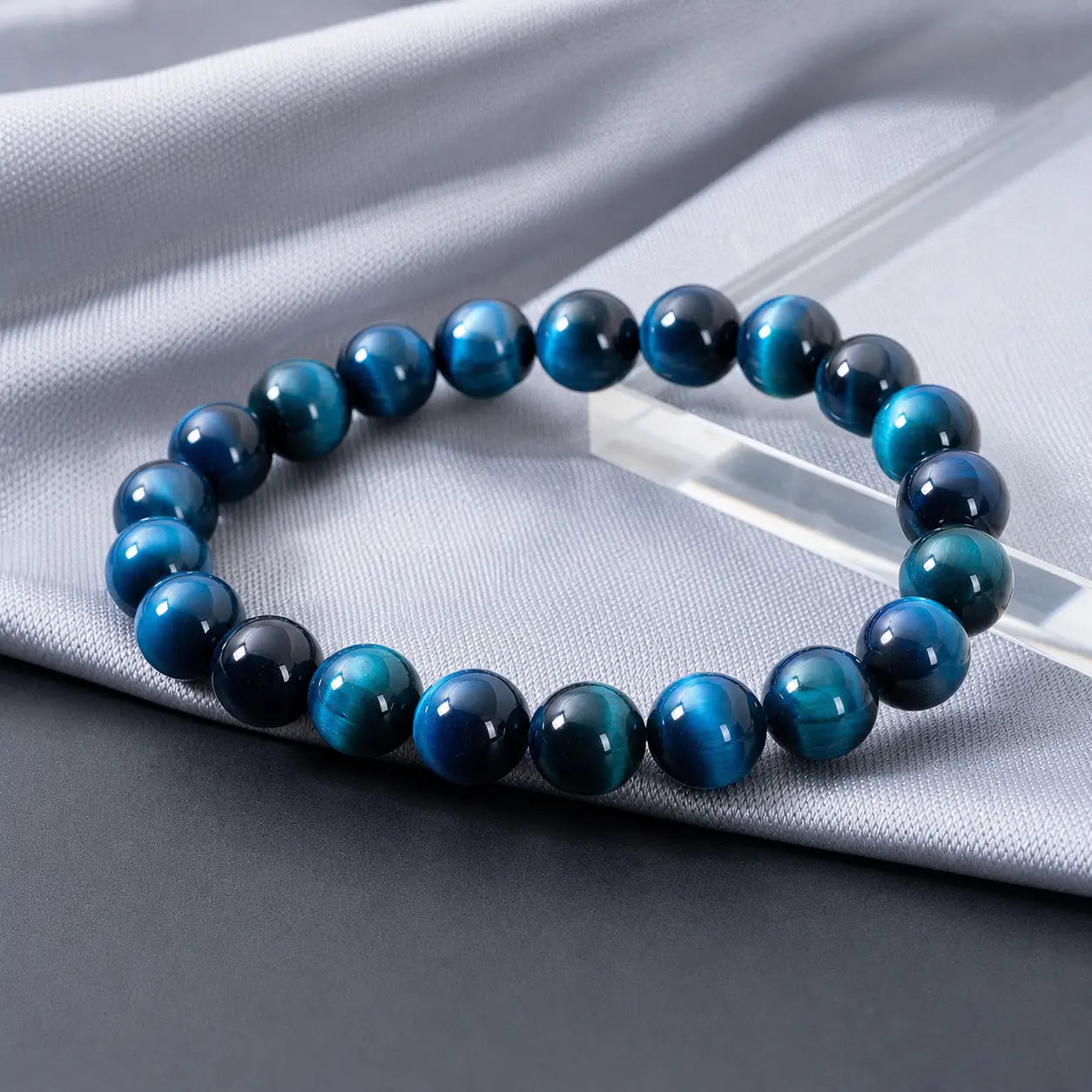 Song Yne Blue Tiger Eye Protection & Calm Bracelet