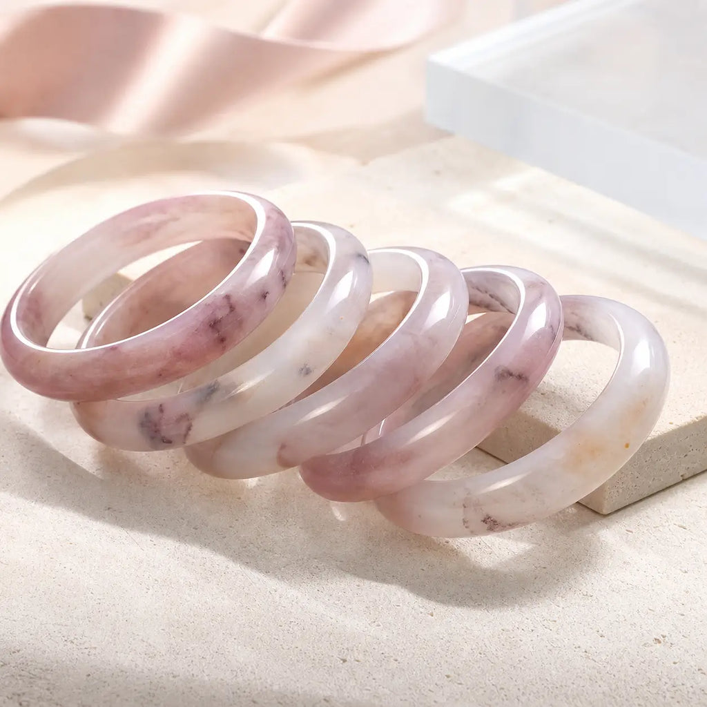 Song Yne Purple Jade Happiness & Protection Bangle