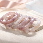 Song Yne Purple Jade Happiness & Protection Bangle