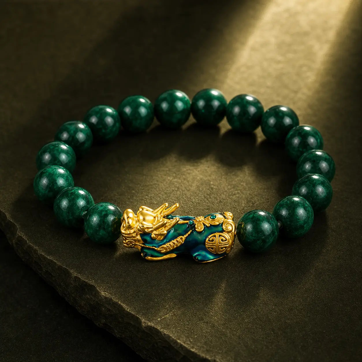 Song Yne Feng Shui Pixiu Jade Wealth & Protection Bracelet