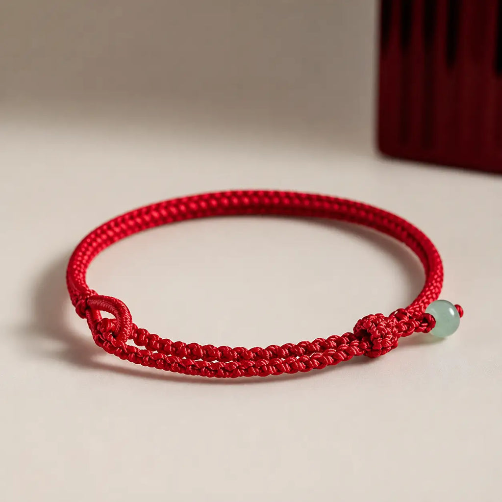 Song Yne Red String Jade Protection & Connection Bracelet