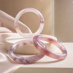 Song Yne Purple Jade Happiness & Protection Bangle