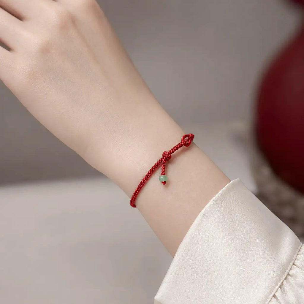 Song Yne Red String Jade Protection & Connection Bracelet