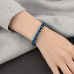 Song Yne Blue Tiger Eye Protection & Calm Bracelet