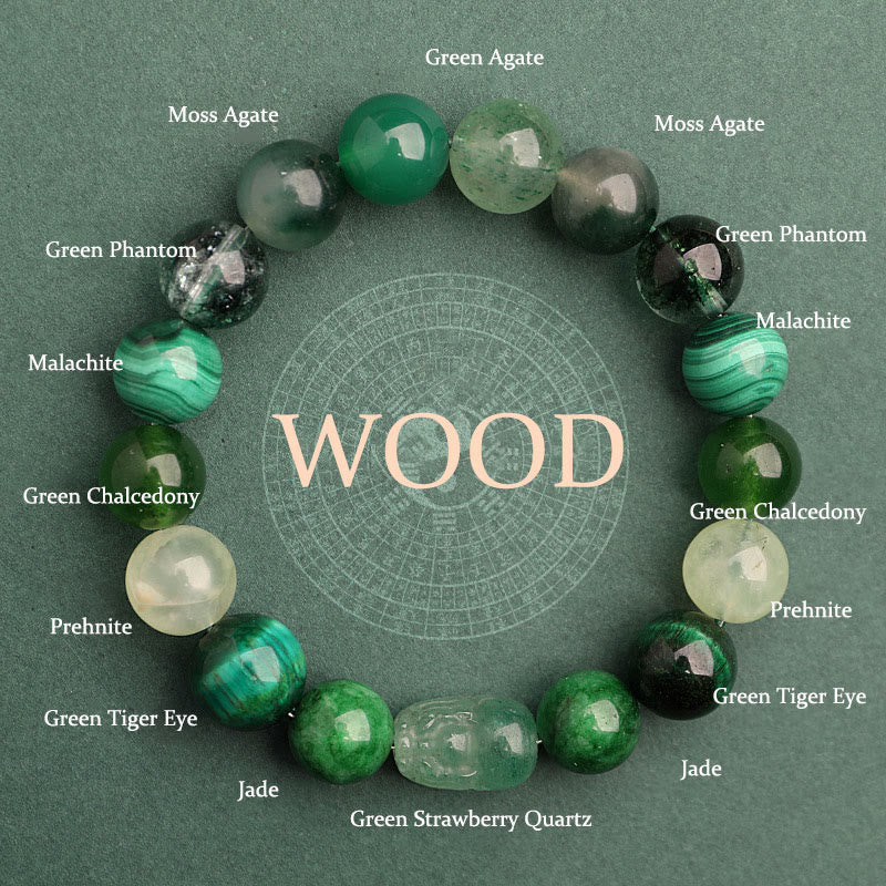 Song Yne Five Elements Crystal Luck & Balance Bracelet