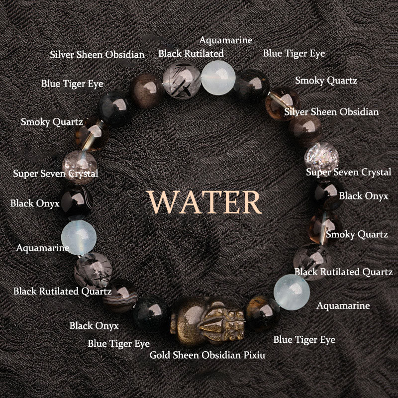 Song Yne Five Elements Crystal Luck & Balance Bracelet