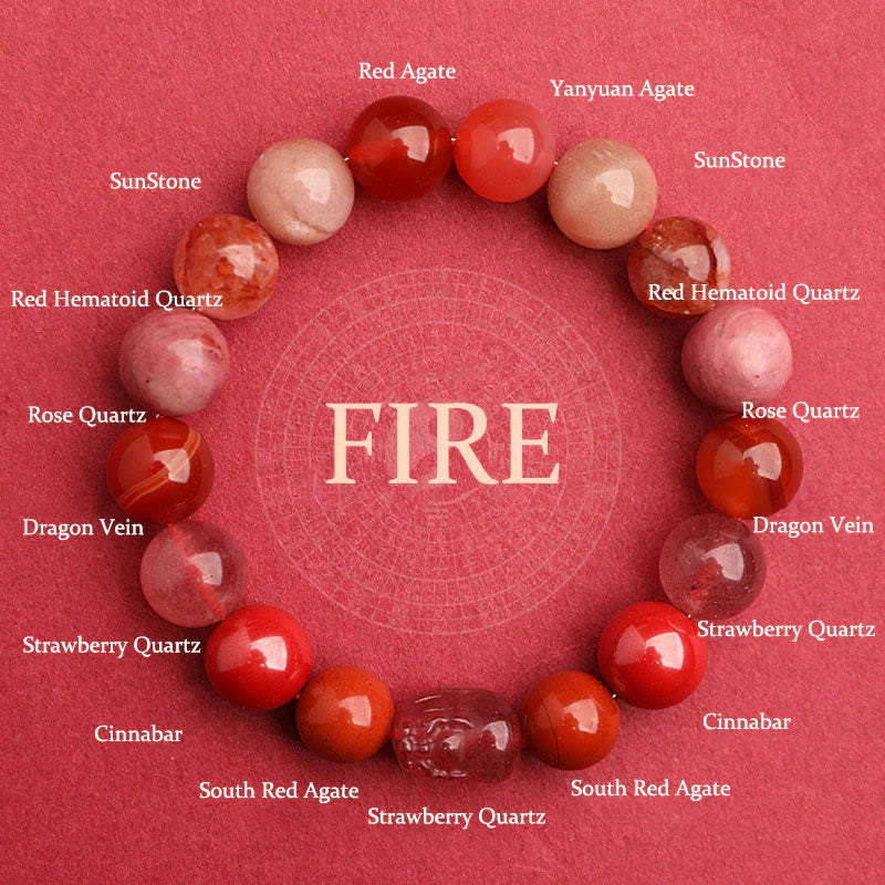 Song Yne Five Elements Crystal Luck & Balance Bracelet