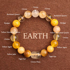 Song Yne Five Elements Crystal Luck & Balance Bracelet