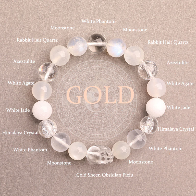 Song Yne Five Elements Crystal Luck & Balance Bracelet
