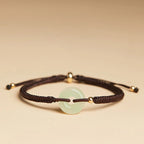 Song Yne Hetian Jade Peace Buckle Fu Luck Bracelet